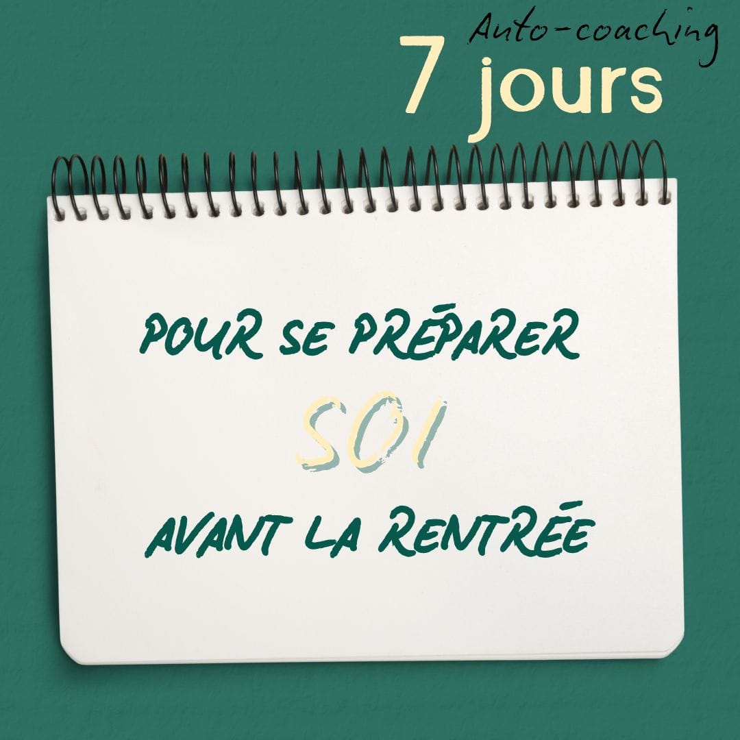 Pour se préparer soi avant la rentrée calendrier