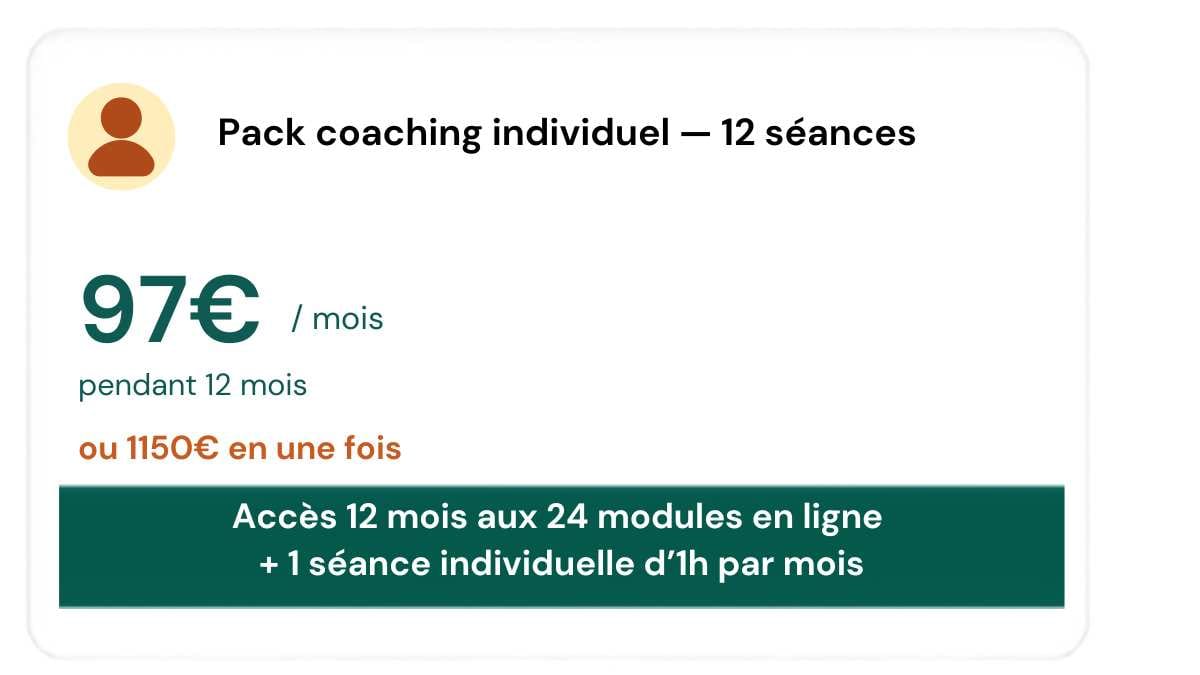 Kiffe ta vie de prof coaching individuel 12 mois